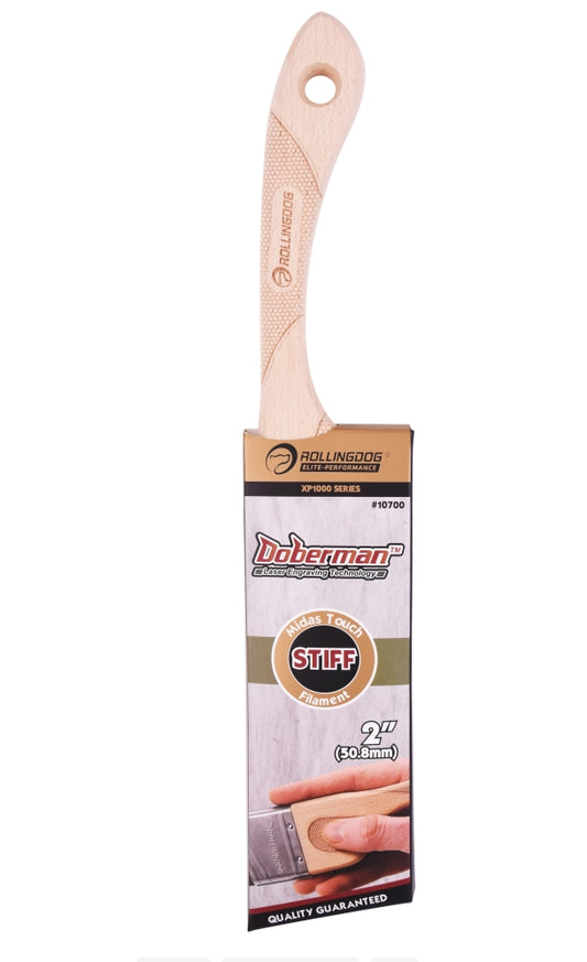 2" DOBERMAN™  Angular Paint Brush XP1000 Stiff