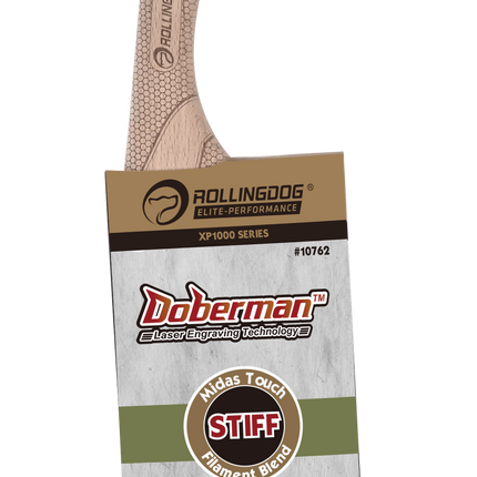 3" Doberman angular brush