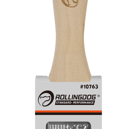 Mixed Bristle Flat Paint Brush – Matte Stainless Steel Ferrule (Multiple Options)