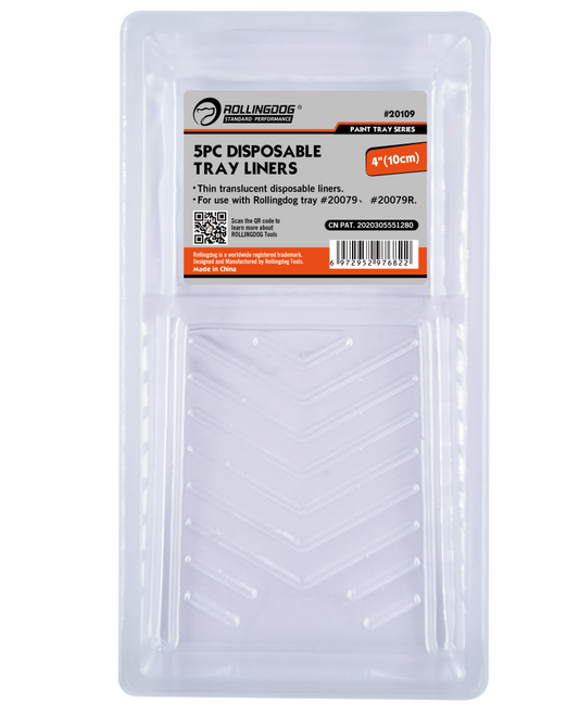 4" Disposable Paint Tray Liners