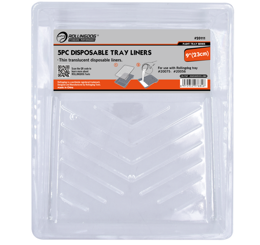 9"  Disposable Paint Tray Liners