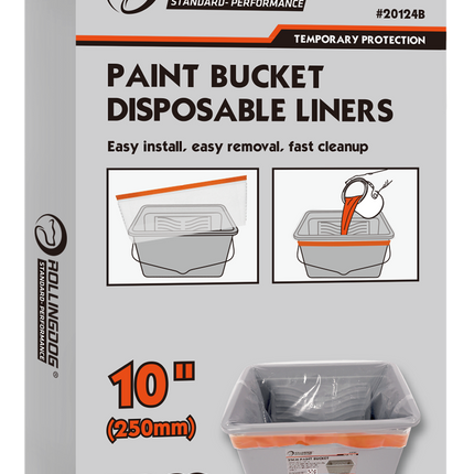 rollingdog disposable liners for 10" bucket