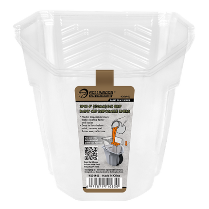 4" E-Z Grip Paint Mini Roller & Brush Cup – Magnetic Holder with Strap and Grid