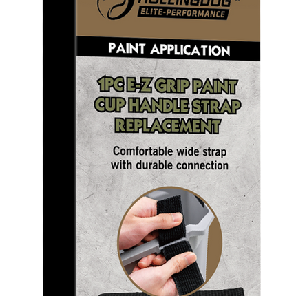 4" E-Z Grip Paint Mini Roller & Brush Cup – Magnetic Holder with Strap and Grid