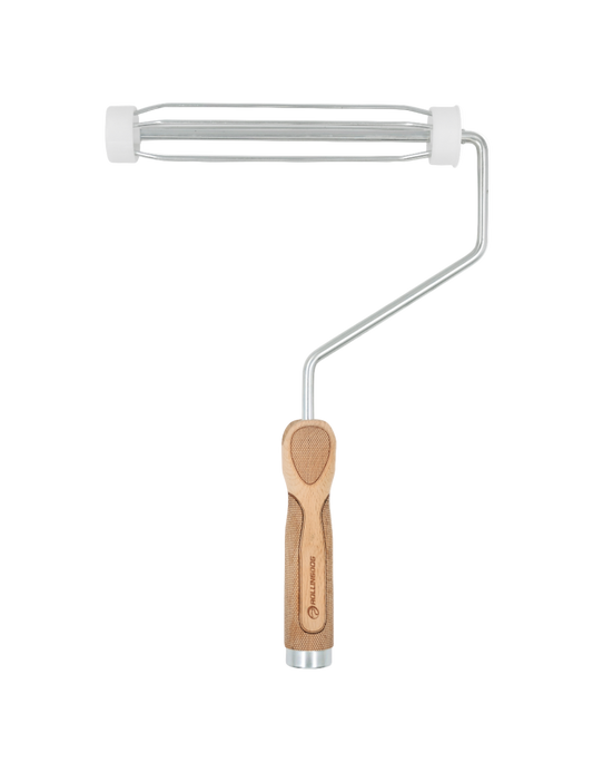 30046-9 inch heavy duty paint roller frame with wooden handle