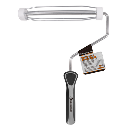 30103-9" heavy duty paint roller frame with soft rubber grip handle