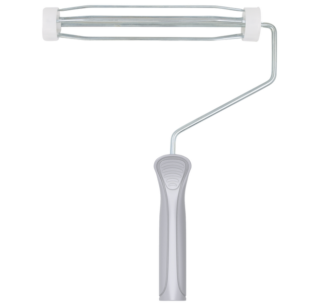 30112 9"  9 Inch paint roller frame with easy grip handle and zinc-plated cage
