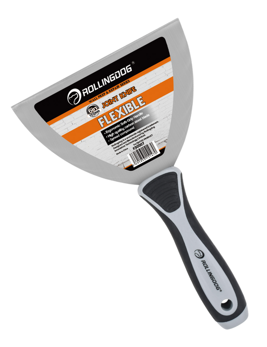 50007-6 inch flexible joint knife with carbon steel blade and soft rubber grip