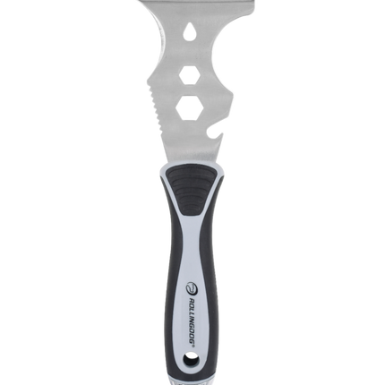 50019-12 in 1 Multifunctional Painter’s Tool – Stainless Steel 3" Blade with Soft Grip