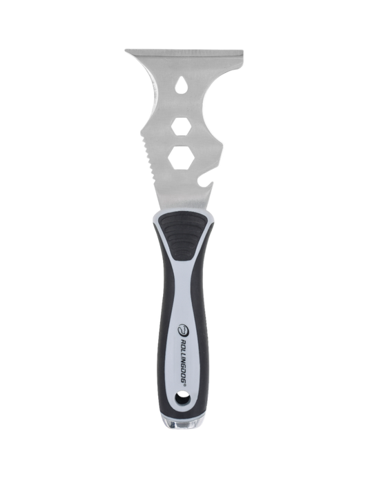 50019-12 in 1 Multifunctional Painter’s Tool – Stainless Steel 3" Blade with Soft Grip