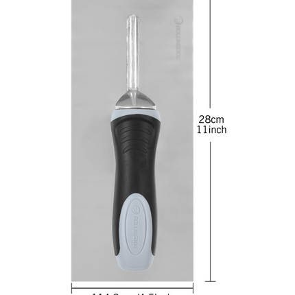 50100-dimensions of Stainless steel plastering trowel with ergonomic soft grip handle