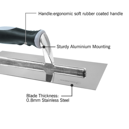 50100-plastering trowel close up with features