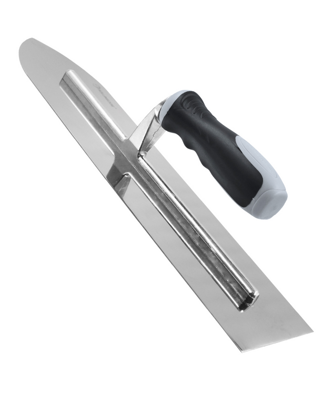 50148-16" pointed stainless steel trowel with flat blade