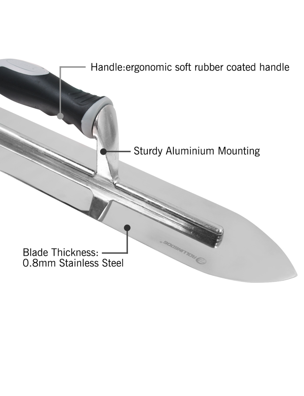 50148-pointed trowel, stainless steel trowel, drywall trowel, plaster trowel, finishing trowel