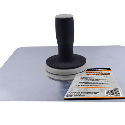 50271 13" heavy duty aluminum hawk with detachable handle and rubber grip