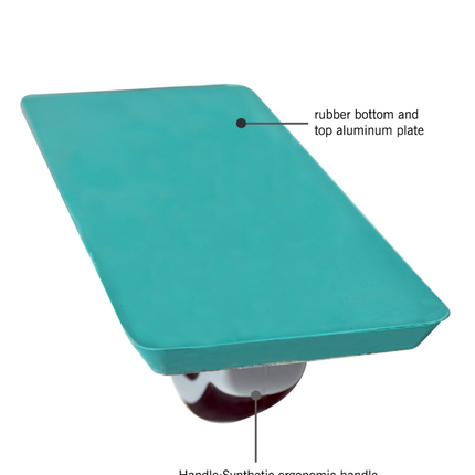 50294-bottom of Grout Float with solid rubber base and ergonomic soft grip handle