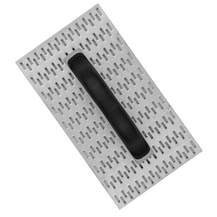 50295-Render Scratching Float with galvanized spiked plate and soft grip handle