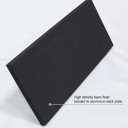 High Density EVA Foam Float – Aluminum Back Plate with Ergonomic Handle (9″ × 4″)