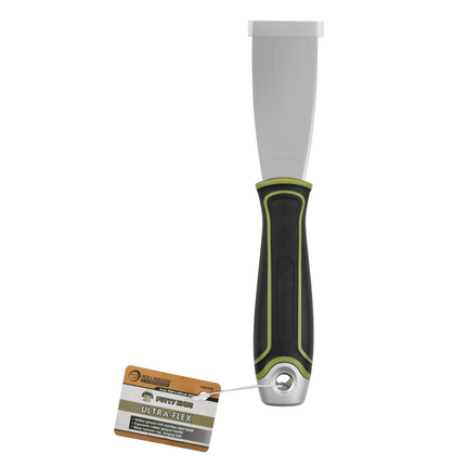 50379 1.5" Greyhound Series ultra-flex putty knife with stainless steel blade and hammer cap