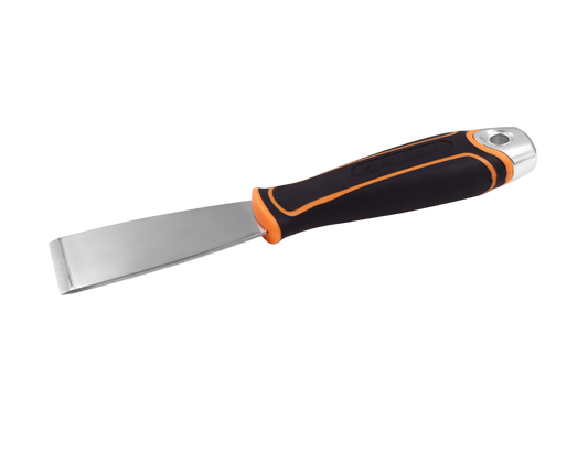 50414 1.5 inch Chisel Scraper with stainless steel stiff blade and ergonomic handle