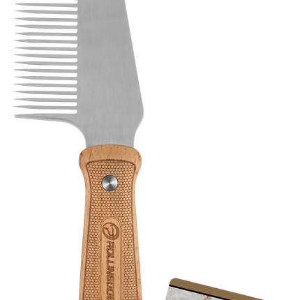 Painters Tool with wooden handle and metal blade Rollingdog