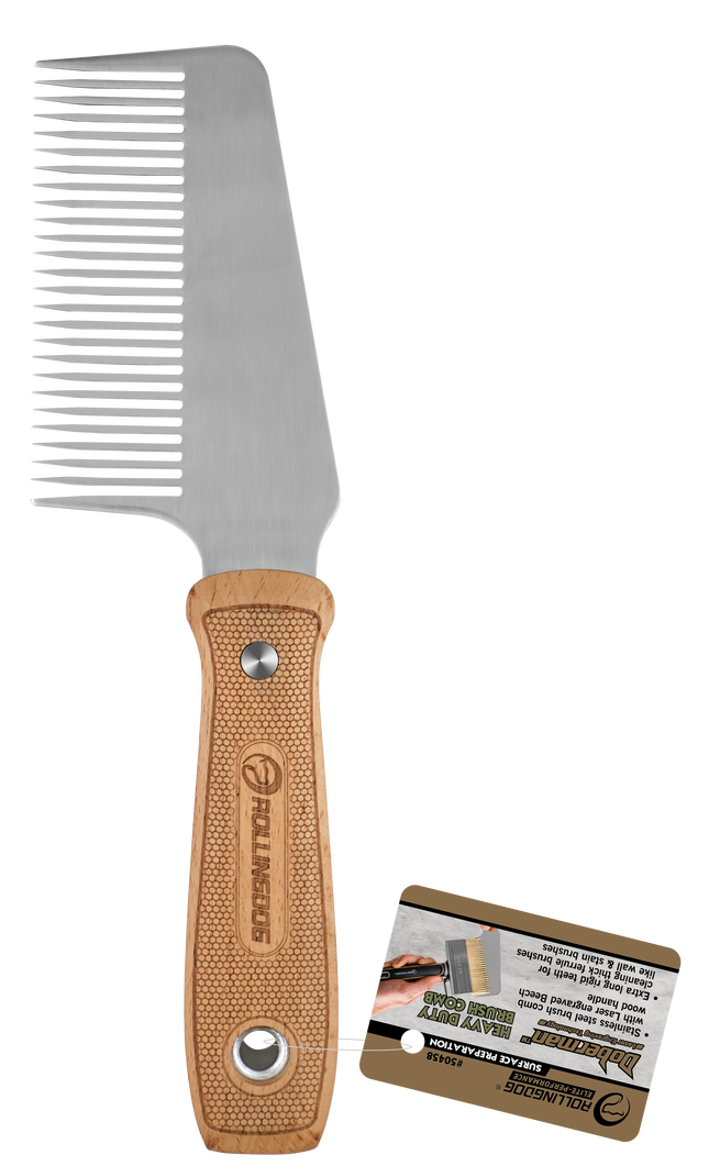 Painters Tool with wooden handle and metal blade Rollingdog