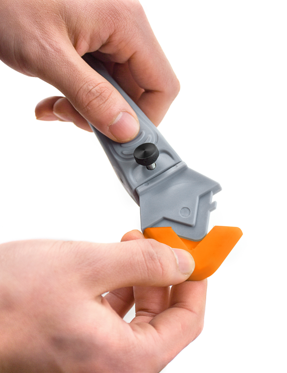 50459-Caulking tool showing twist knob and ergonomic handle