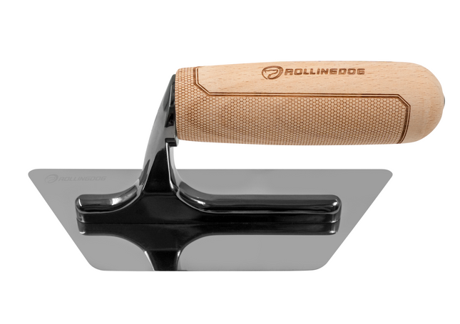 DOBERMAN series Venetian trowel with beveled edges and aluminum frame