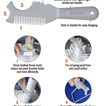 Brush & Roller Cleaner – Reusable Cleaning Tool with Reinforced Handle