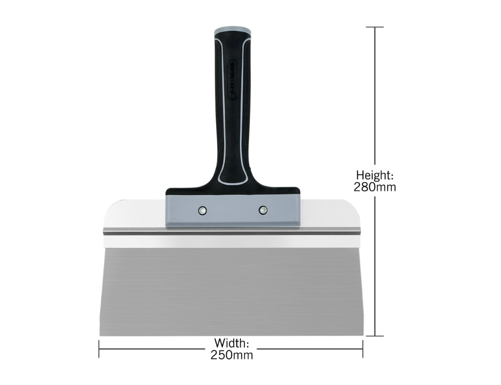 50501-10" Flexible Taping Knife with Stainless Steel Blade and Rubber Grip