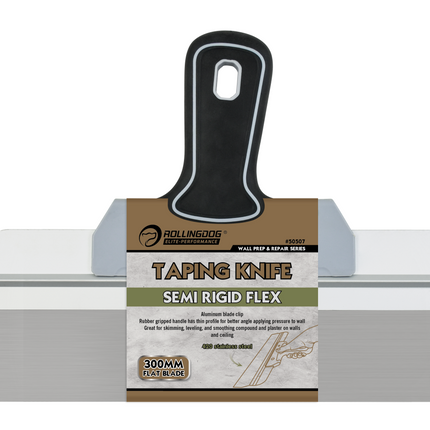 Taping Knife - Semi-Rigid 420 Stainless Steel  – Professional Skimming & Joint Knife (Multiple Sizes)