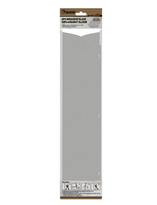 stainless steel skimming blade edge for smooth drywall finishing