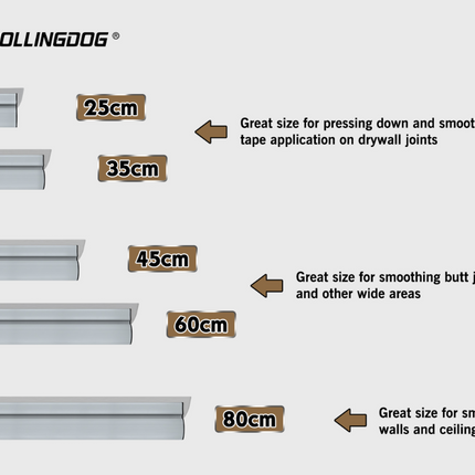 Professional drywall tools, wall finishing kit, plaster smoothing blades, drywall finishing tools, skimming blade set with case