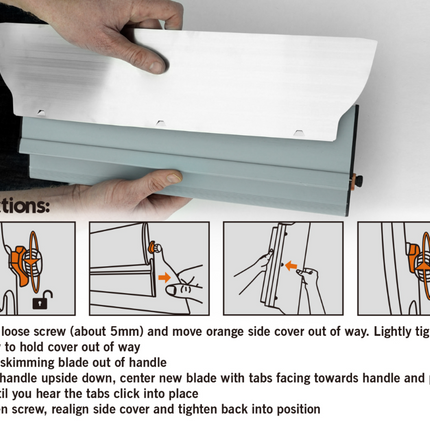 50529-4 50529-drywall skimming blade set, professional drywall tools, wall finishing kit