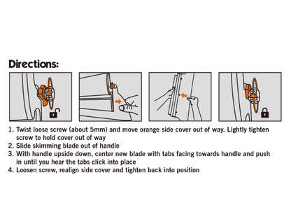 50529- RollingDogdrywall skimming blade set, professional drywall tools, wall finishing kit
