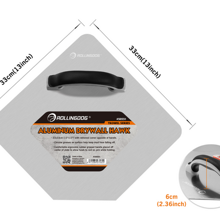 drywall hawk, aluminum drywall hawk, plaster hawk, drywall finishing tools, drywall mud hawk
