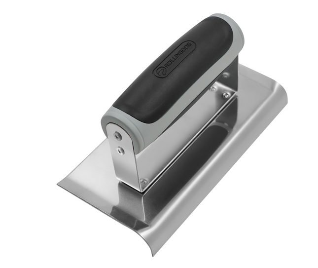 6" × 3" Edging Trowel – 430 Stainless Steel Cement Finishing Tool