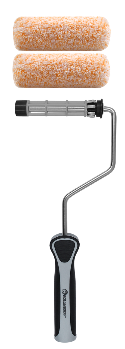 60302-4 inch microfiber jumbo mini roller frame with large cage for smooth surfaces