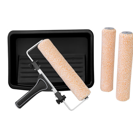 70004-5PC 12 inch Paint Roller Set with microfiber covers and tray