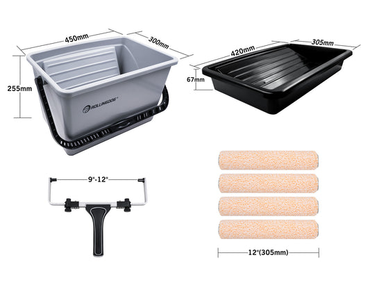 THE MOLOSSUS™ 7PC 12" Paint Roller Set