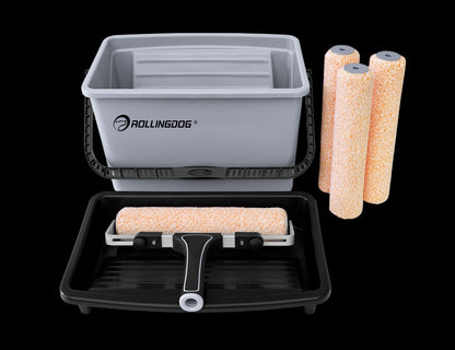 70006-Home painting with 7PC 12-inch paint roller set, smooth wall finish