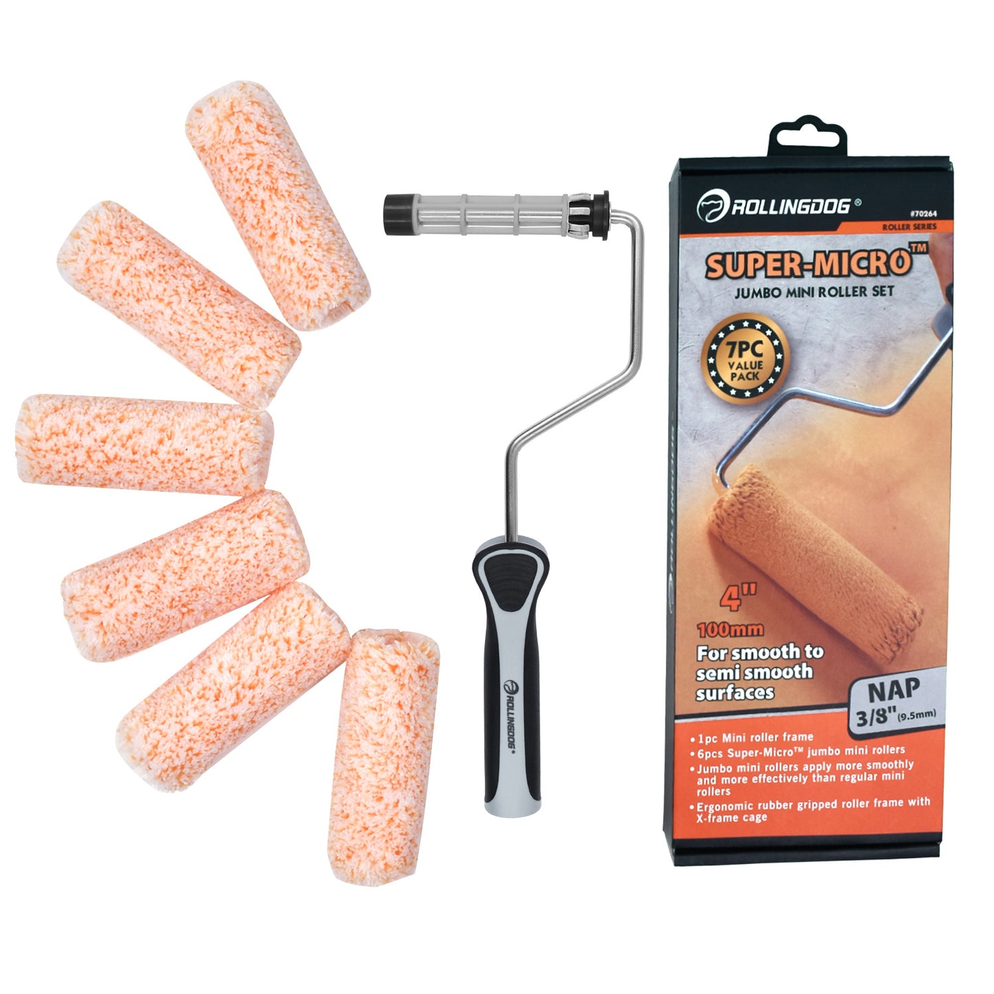 SUPER-MICRO™ Jumbo Mini Roller Set