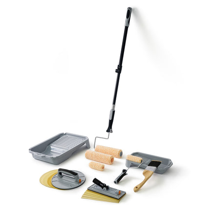 26-PC Wall Sanding & Painting Set – Complete Kit with Rollers, Brush, Sanders & Extension Pole