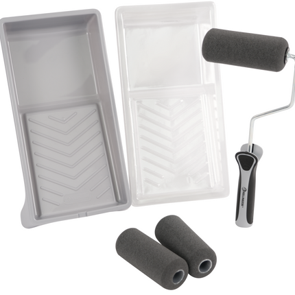 70291_8PC Jumbo Foam Roller Set with 4-inch frame and tray