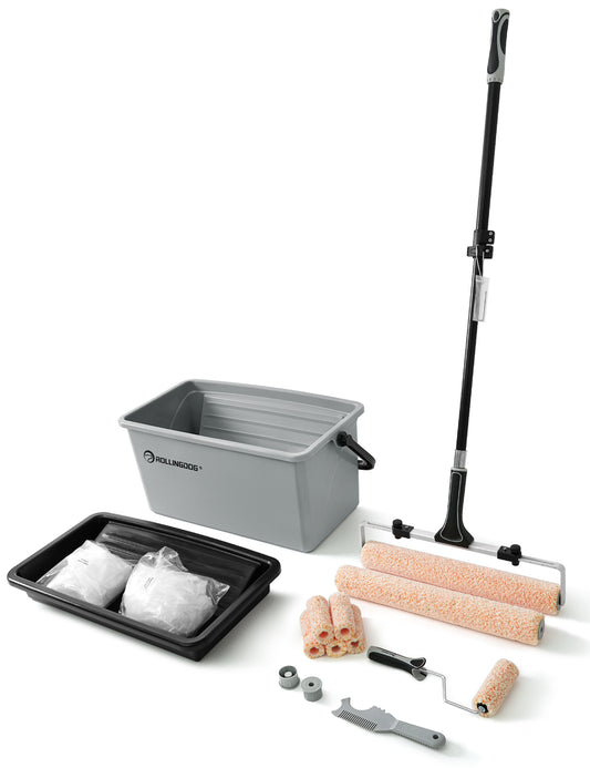 Premium 20-Piece 18" Paint Roller Set – Professional Wall & Ceiling Painting Kit