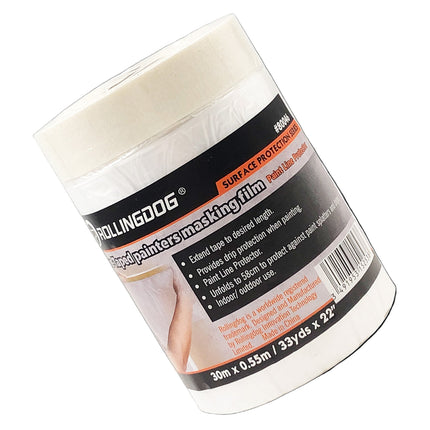 80046-Roll of pre-taped masking film with protective adhesive tape