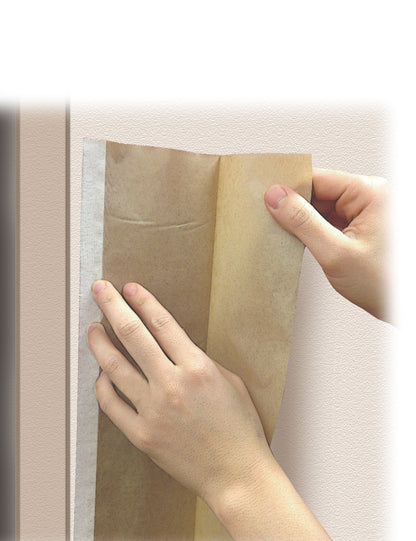 80047-Close-up of masking tape with drop cloth combination applied to trim