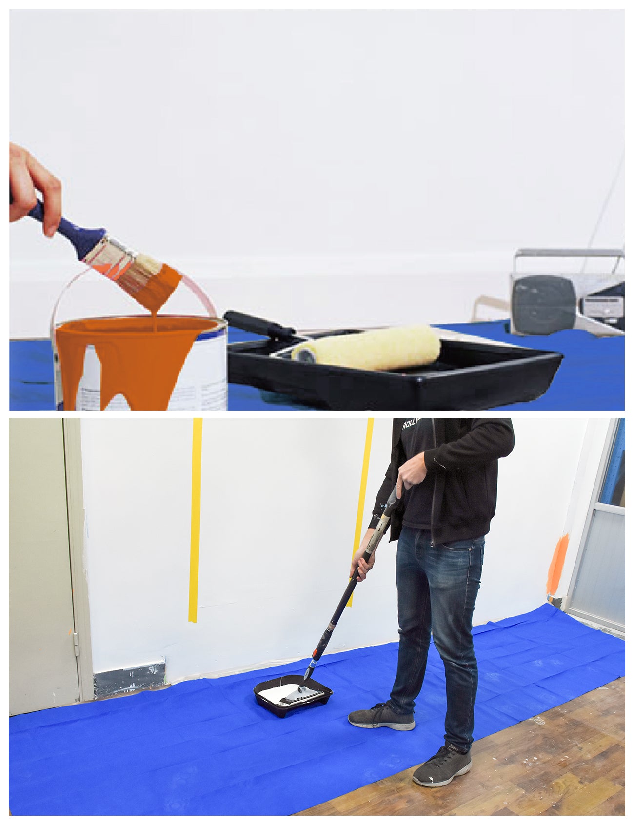 Lona protectora BLUE-DEFENDER™ de 4' x 15'