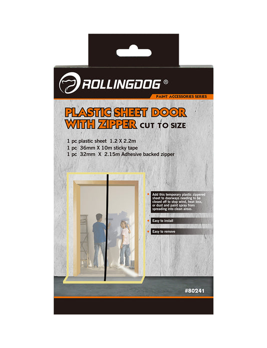 Plastic Sheet Door With Zippper