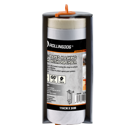 Pre-Taped Masking Film – in use application